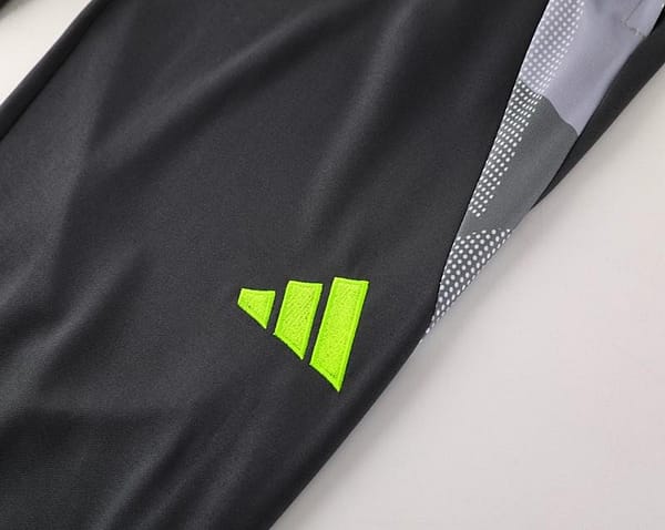 2024 Adidas Deep Grey Half Zipper Jacket +Long Pants - Image 3