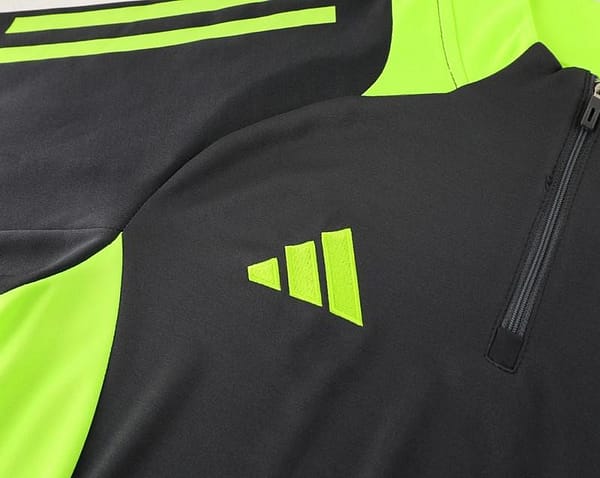 2024 Adidas Deep Grey Half Zipper Jacket +Long Pants - Image 10