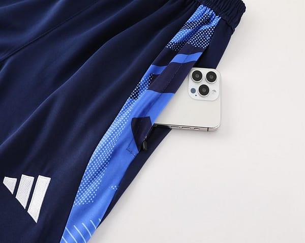 2024 Adidas Blue Half Zipper Jacket +Long Pants - Image 3