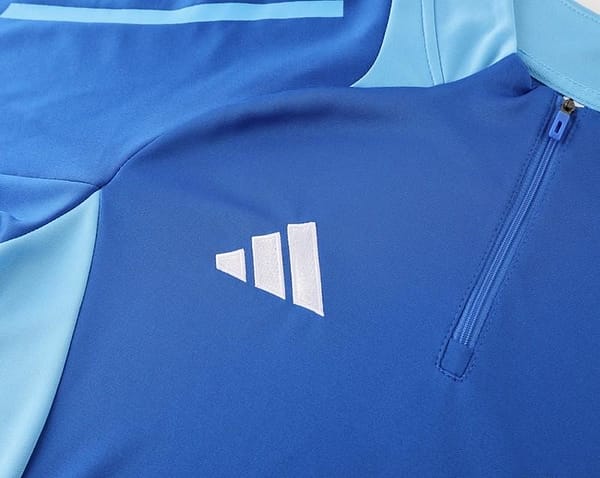 2024 Adidas Blue Half Zipper Jacket +Long Pants - Image 9