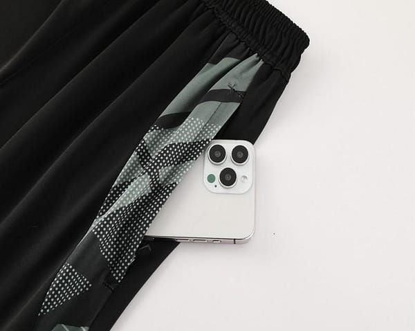 2024 Adidas Black/Grey Half Zipper Jacket +Long Pants - Image 4