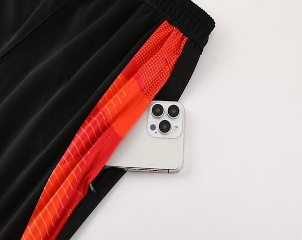 2024 Adidas Red/Yellow Half Zipper Jacket +Long Pants - Image 4