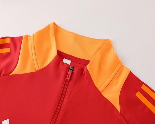 2024 Adidas Red/Yellow Half Zipper Jacket +Long Pants - Image 11