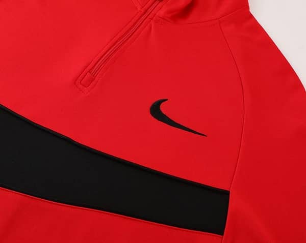 2024 Nike Red/Black Half Zipper Jacket+Pants - Image 3