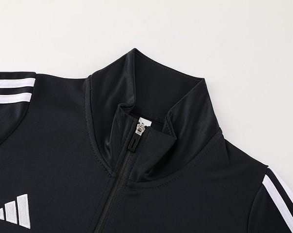 2024 Adidas Black/White Full Zipper Jacket+Pants - Image 4