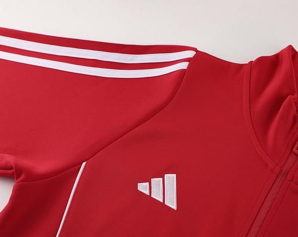 2024 Adidas Red/White Full Zipper Jacket+Pants - Image 4