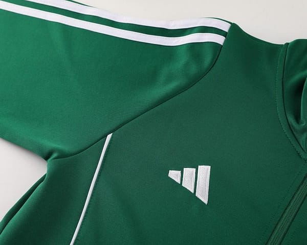 2024 Adidas Green/White Full Zipper Jacket+Pants - Image 4