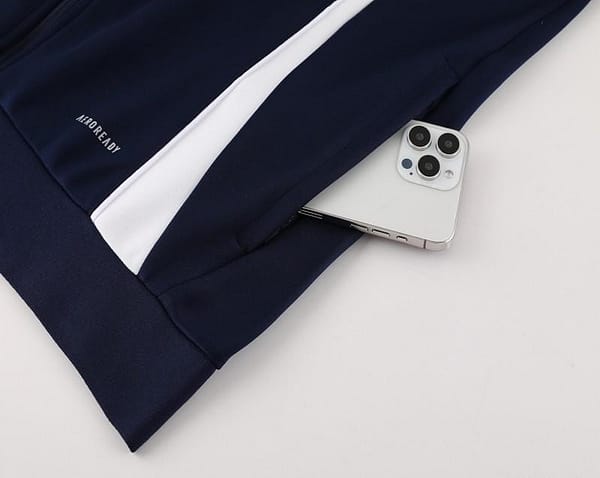 2024 Adidas Navy/White Full Zipper Jacket+Pants - Image 3
