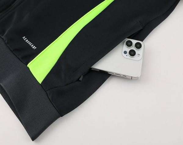 2024 Adidas Black/Green Full Zipper Jacket+Pants - Image 4