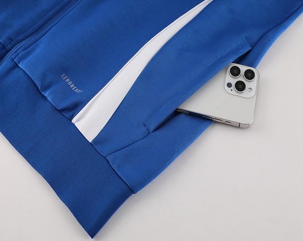 2024 Adidas Blue Half Zipper Jacket+Pants - Image 7