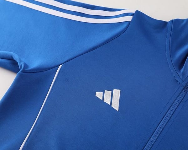 2024 Adidas Blue Half Zipper Jacket+Pants - Image 9