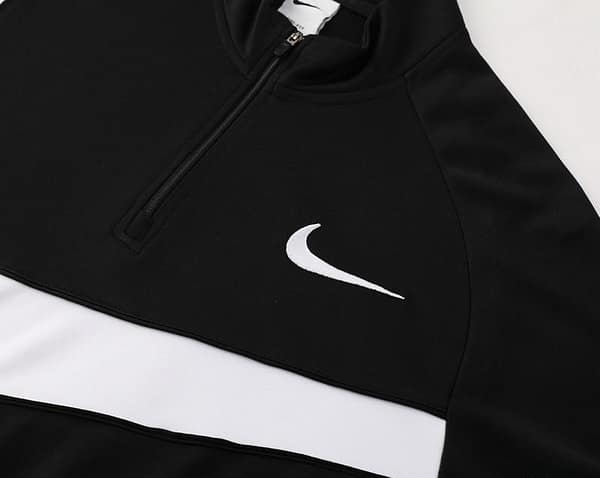 2024 Nike Black/White Half Zipper Jacket+Pants - Image 4