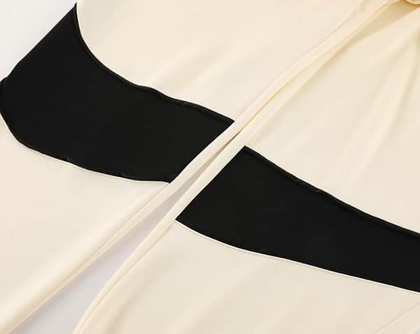 2024 Nike Light Yellow/Black Half Zipper Jacket+Pants - Image 23