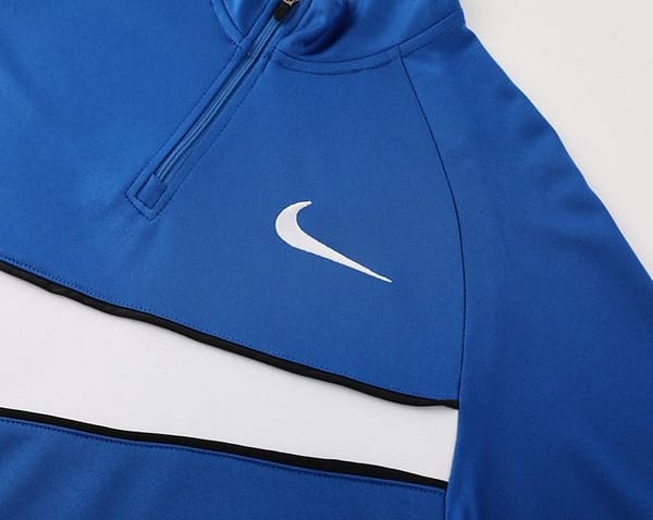 2024 Nike Blue/White Half Zipper Jacket+Pants - Image 8
