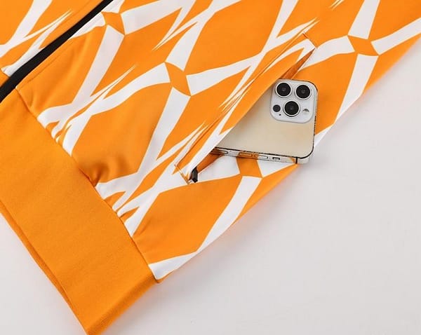 2024 Ivory Coast Orange Full Zipper Jacket+Pants - Image 8