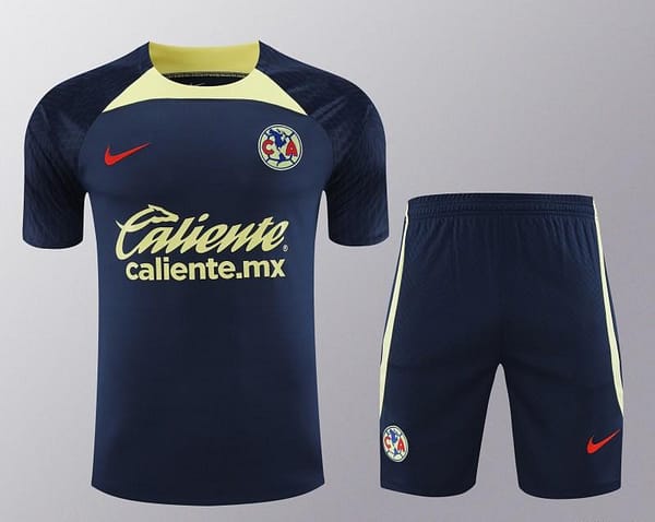 24/25 Club America Navy Short Sleeve Jeresy+Shorts - Image 19