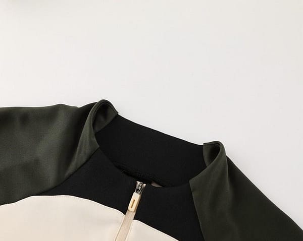 23/24 Barcelona Beige Green Half Zipper Jacket+Pants - Image 9