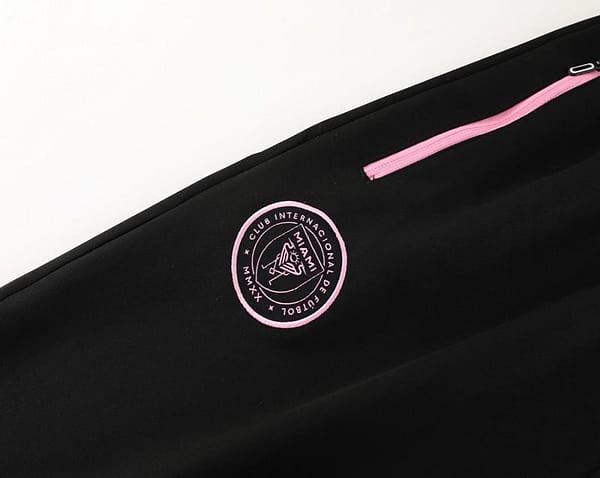 23/24 Inter Miami Black Full Zipper Jacket+Pants - Image 3
