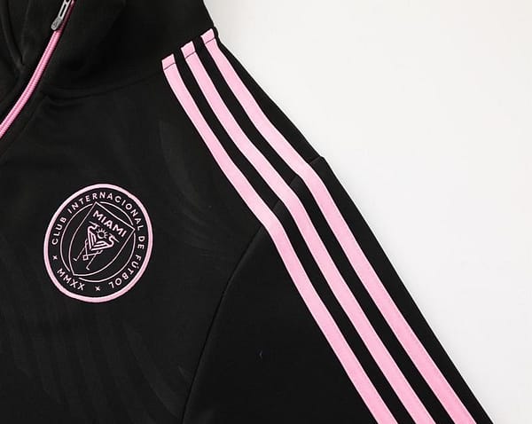 23/24 Inter Miami Black Full Zipper Jacket+Pants - Image 8