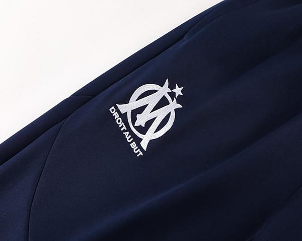 24/25 Olympique Marseille White Full Zipper Jacket +Long Pants - Image 4