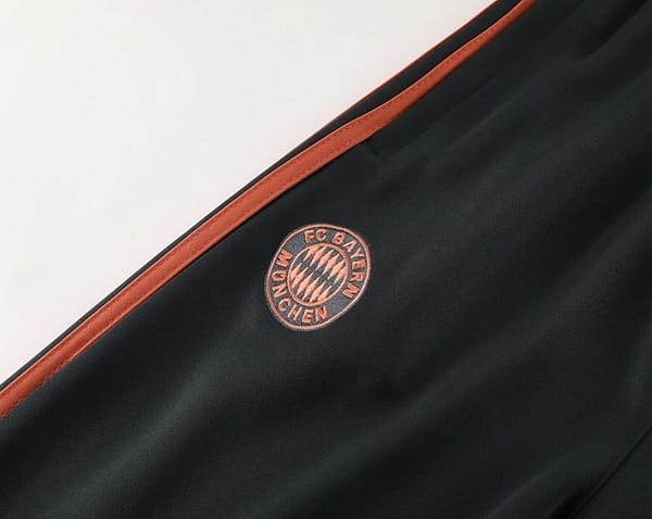 24/25 Bayern Munich Black/Green Full Zipper Jacket +Long Pants - Image 5