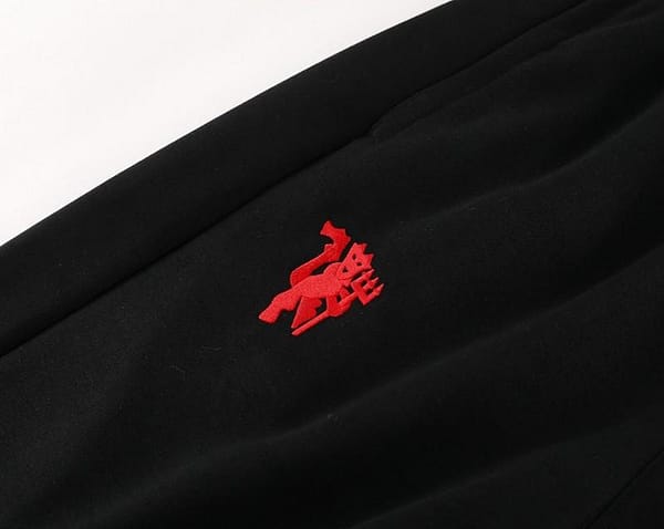 24/25 Manchester United Black Hoodie Jacket +Long Pants - Image 5