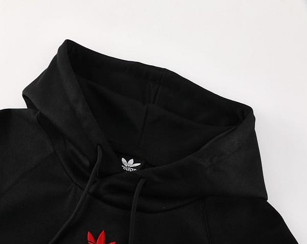 24/25 Manchester United Black Hoodie Jacket +Long Pants - Image 12
