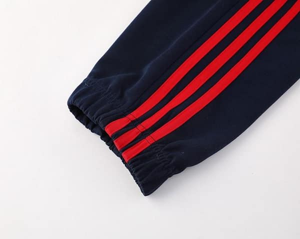 24/25 Arsenal Red/Navy Hoodie Jacket +Long Pants - Image 2
