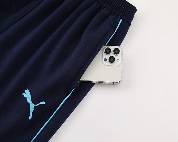 24/25 Manchester United Skyblue Full Zipper Jacket +Long Pants - Image 4
