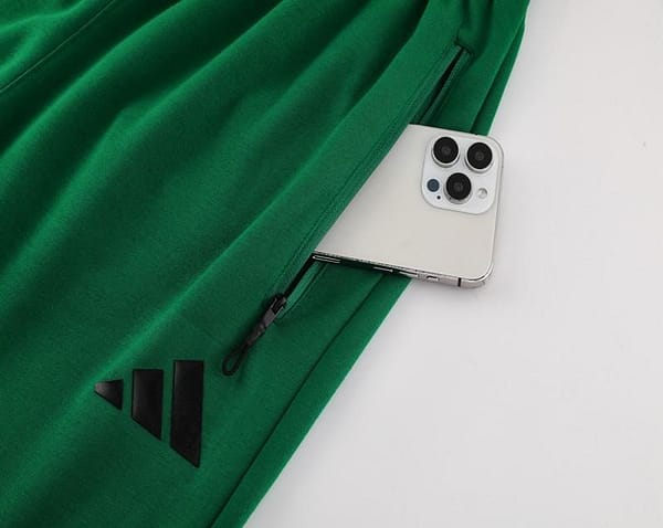 2024 Adidas Green Hoodie Full Zipper Jacket +Long Pants - Image 3