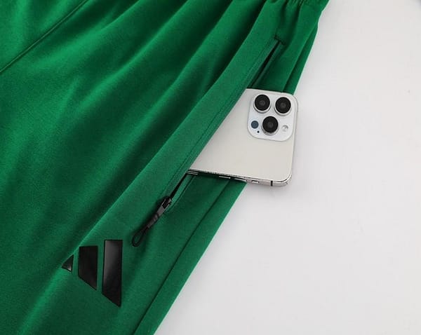 2024 Adidas Green Hoodie Full Zipper Jacket +Long Pants - Image 4
