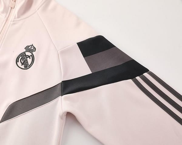 24/25 Real Madrid Light Pink Full Zipper Jacket +Long Pants - Image 9