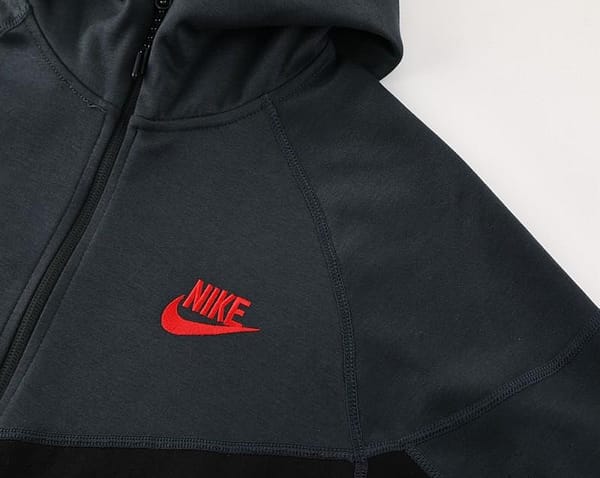 2024 Nike Grey/Black Full Zipper Jacket +Long Pants - Image 10