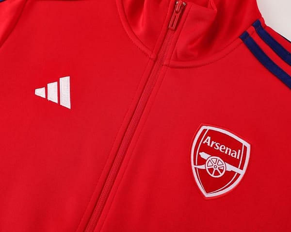 24/25 Arsenal Red Full Zipper Jacket +Long Pants - Image 10