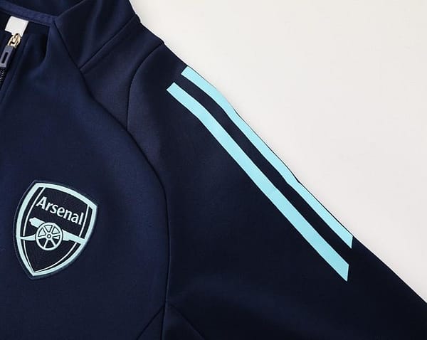 24/25 Arsenal Navy Full Zipper Jacket +Long Pants - Image 9