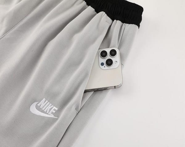 2024 NIKE Sports White/Black Full Zipper Jacket +Long Pants - Image 3