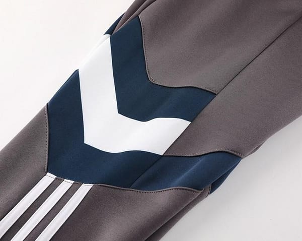 24/25 Real Madrid Grey Full Zipper Jacket +Long Pants - Image 2