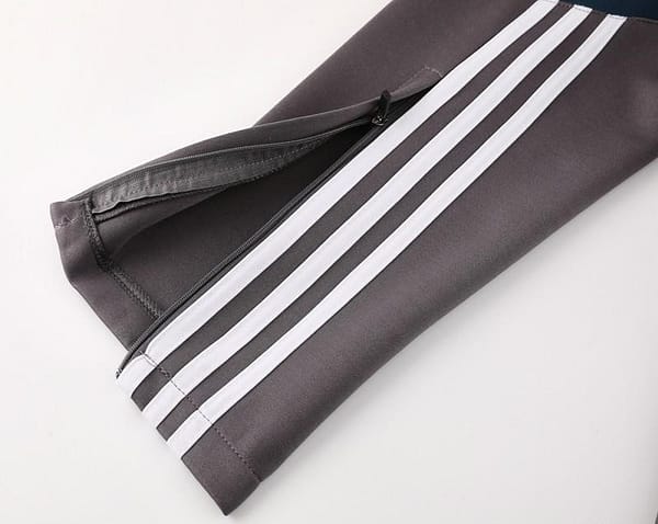 24/25 Real Madrid Grey Full Zipper Jacket +Long Pants - Image 3