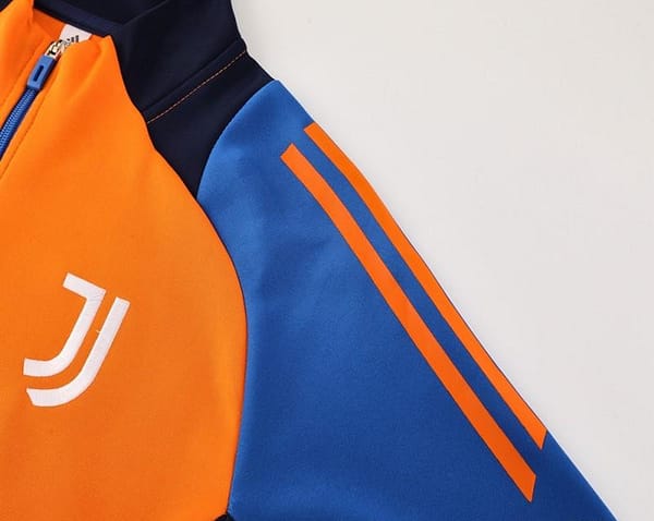 24/25 Juventus Orange Full Zipper Jacket +Long Pants - Image 9