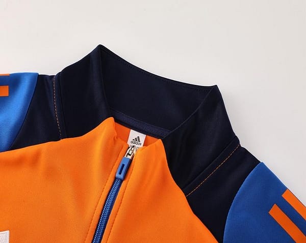 24/25 Juventus Orange Full Zipper Jacket +Long Pants - Image 11