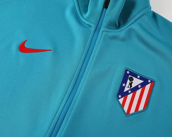24/25 Atletico Madrid Blue Full Zipper Jacket +Long Pants - Image 10