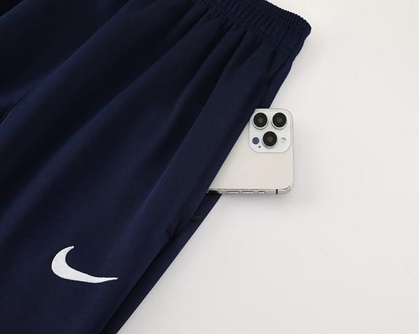 24/25 PSG Blue Grid Pattern Full Zipper Jacket +Long Pants - Image 3
