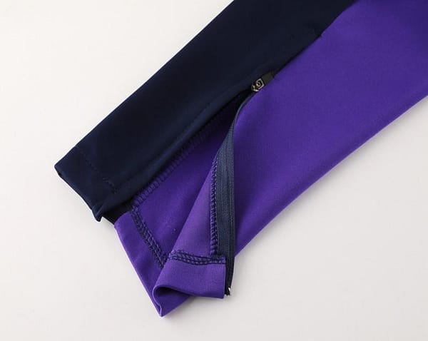 24/25 Real Madrid Black/Purple Full Zipper Jacket +Long Pants - Image 2