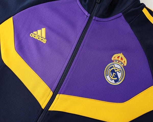 24/25 Real Madrid Black/Purple Full Zipper Jacket +Long Pants - Image 11