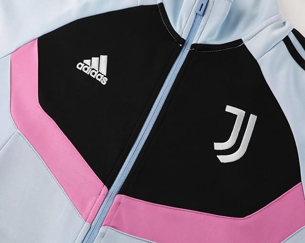 24/25 Juventus Light Blue/Black Full Zipper Jacket +Long Pants - Image 11