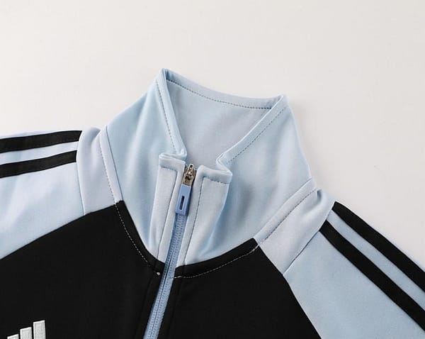 24/25 Juventus Light Blue/Black Full Zipper Jacket +Long Pants - Image 12