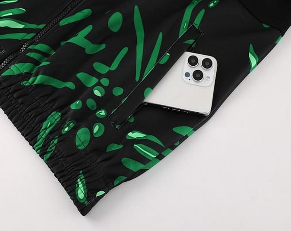 2024 Nigeria Black/Green Full Zipper Jacket +Long Pants - Image 5