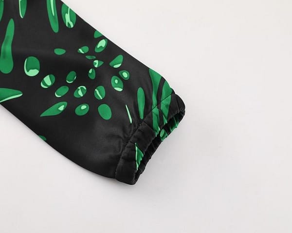 2024 Nigeria Black/Green Full Zipper Jacket +Long Pants - Image 6