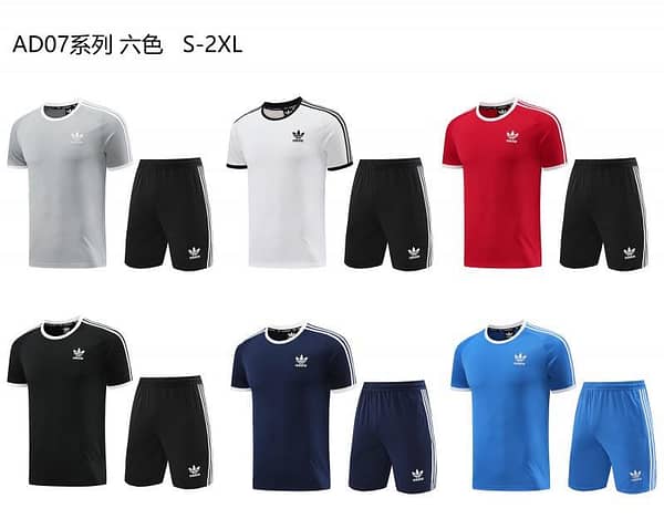 24/25 Adidas Original Green Short Sleeve Jersey+Shorts - Image 2