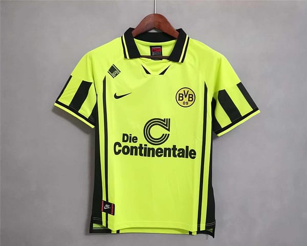 Retro 96/97 Borussia Dortmund Home Jersey - Image 3